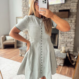 Green Shellie Mini Dress