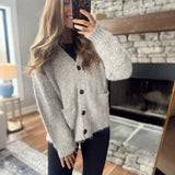 Latte Fluffle Cardigan