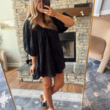 Black Avignon Romper