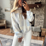 Light Blue Piece by Piece Sweatshirt