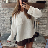 Off White Hometown Cozy Oversized Sweater