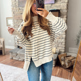 Gray & Ecru Breely Sweatshirt