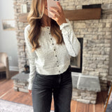 Reverse Leopard Cardi