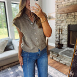 Mocha Cardi With A Twist