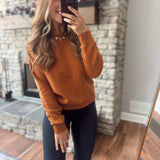 Burnt Amber Classic Fleece Sweatshirt