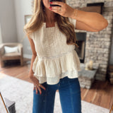 Cream No Second Thoughts Top