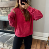 Cherry Washed Short & Sweet Sweatshirt