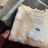 Pale Orange Ghoulfriend Material Sweater