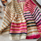 Cream Happy Hues Cardigan