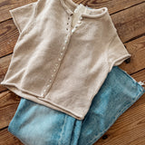 Taupe Cozy Charm Top