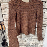 Mocha Lace in Bloom Top