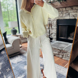 Butter Elsie Oversized Button Down Cardigan