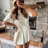 Cream Effortless Edit Tee