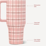 HydroJug Traveler 40oz - Pillow Talk Plaid