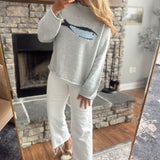 Heather Gray Sardine Sweater