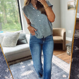 Heather Gray Cardi With A Twist