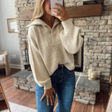 Oat Danae Henley Sweater