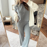 Gray Striped Annika Set