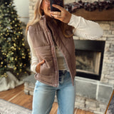 Style Expedition Cocoa Quilted Vest