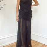 Secretive Serena Floral Lace Strapless Maxi