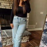 Vervet Optimistic High Rise Wide Leg Denim