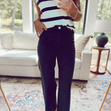 Walk On By Black Wide Leg Pants