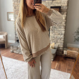 Taupe Slow Sunday Top
