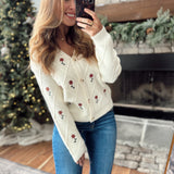 Petal Aura Knit Cardigan