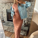Clay Faith T-Shirt Midi Dress