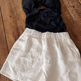 Off White Elijah Eyelet Shorts