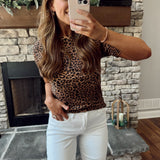Bleached Leopard Tee