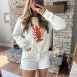 Cream Maine Attraction Sweater