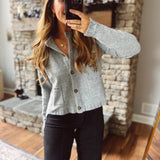 Heather Gray Soft Touch Cardigan