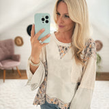 Lace In the Flower Fields Thermal Long Sleeve