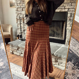 Autumn Timber Maxi Skirt