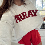 Heather Gray Array Crewneck