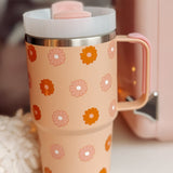 Daisy Peach Mini On The Go 20oz Tumbler