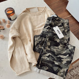 Mica Lunar Camo Boyfriend Crop Denim