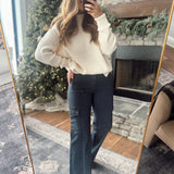 Risen Blueberry HR Wide Leg Cargo Pants