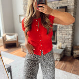Cherry Rogue Romance Top