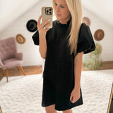 Deco Darling Black Textured Mini