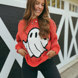 Spooky Ghost Face Sweater