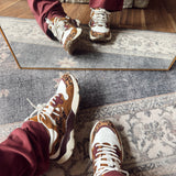 Leopard Field Low Top Sneakers