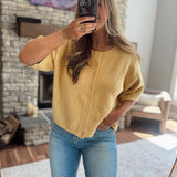 Yellow Linden Cardigan Top
