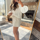 Taupe Seabrook Stripe Shorts