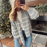 Heather Gray Warm Whispers Cardigan