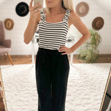 Billie Black Tie-Waist Pants