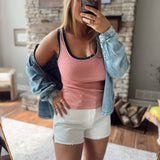 Red American Summer '99 Tank Top