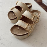 Light Sand Trendsetter Platform Sandal