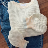 Breath Of Fresh Air Mint Oversized Knit Sweater